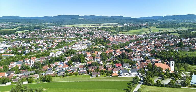 Blick auf Dußlingen